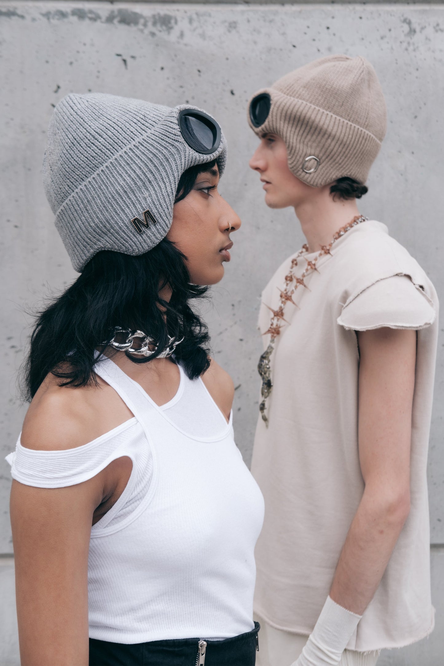 Gorro Goggle (gris piedra)