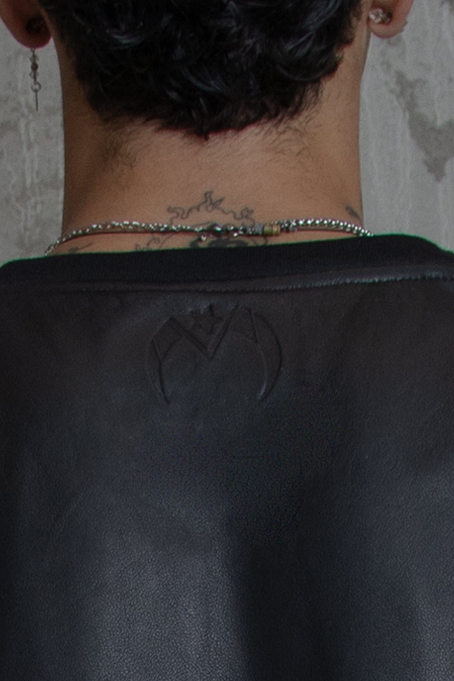 "Vandalism" Nappa Leather T-Shirt