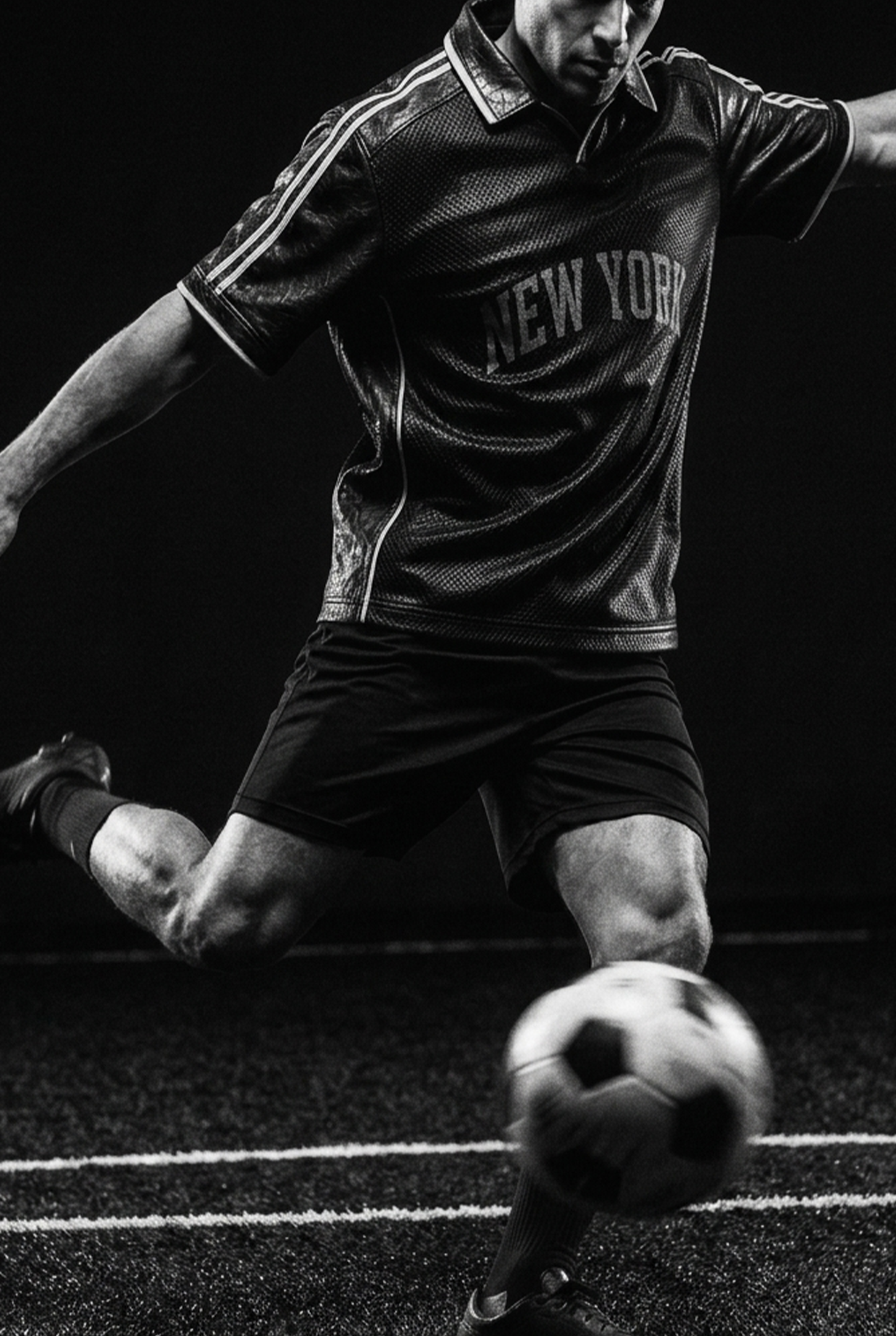 "Finalè" Leather Jersey