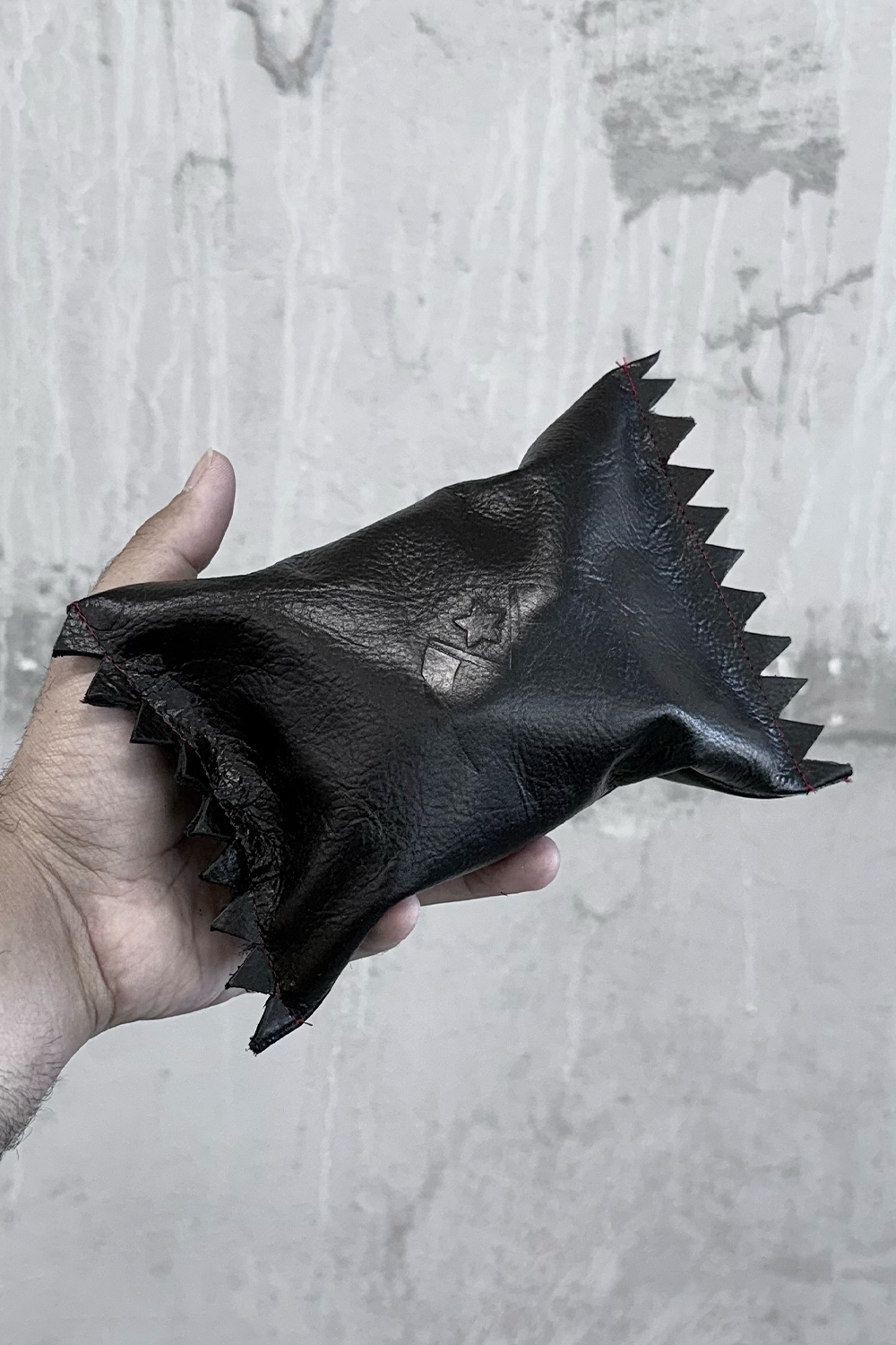 Translucent Lambskin Leather Tie