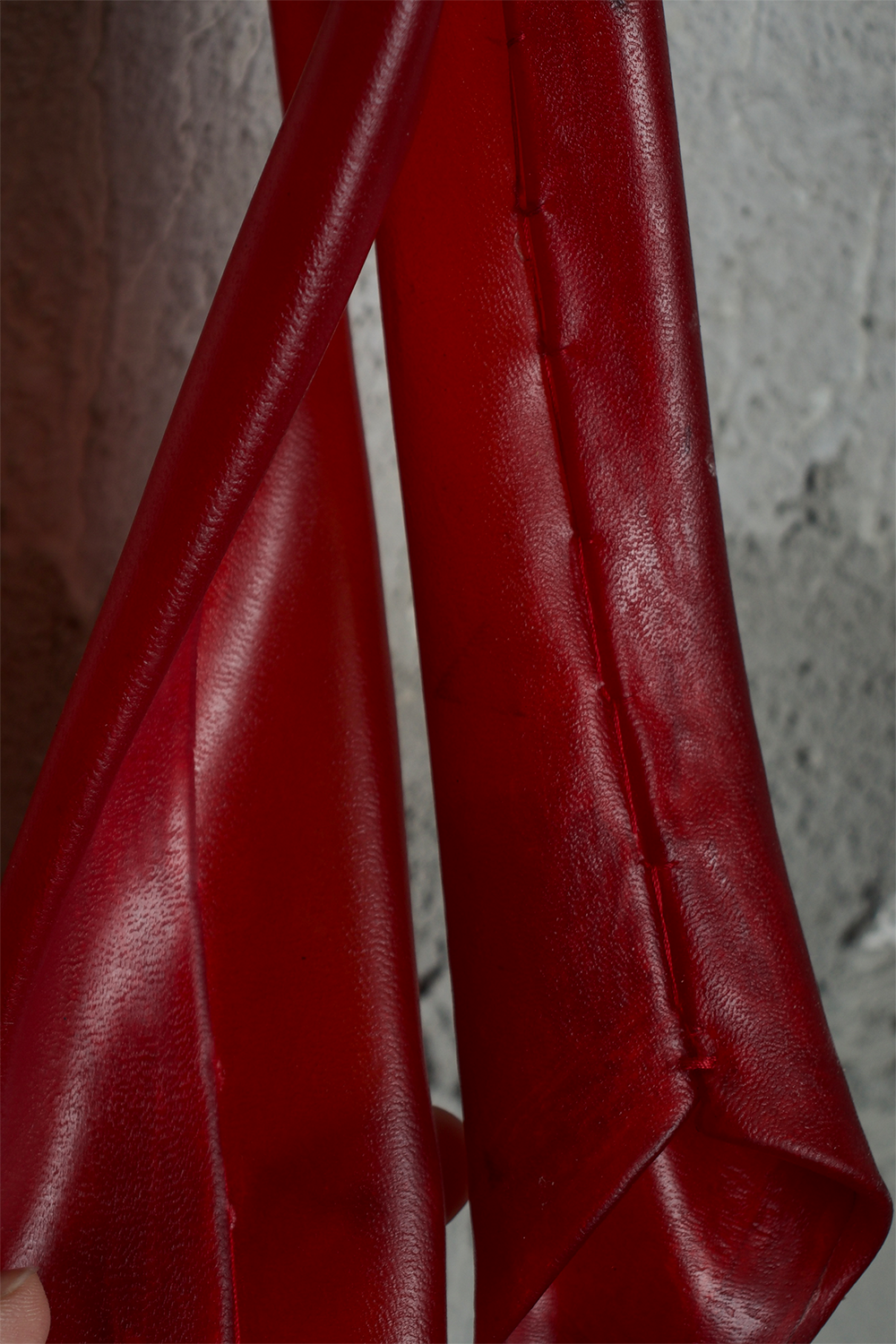 Translucent Lambskin Leather Tie