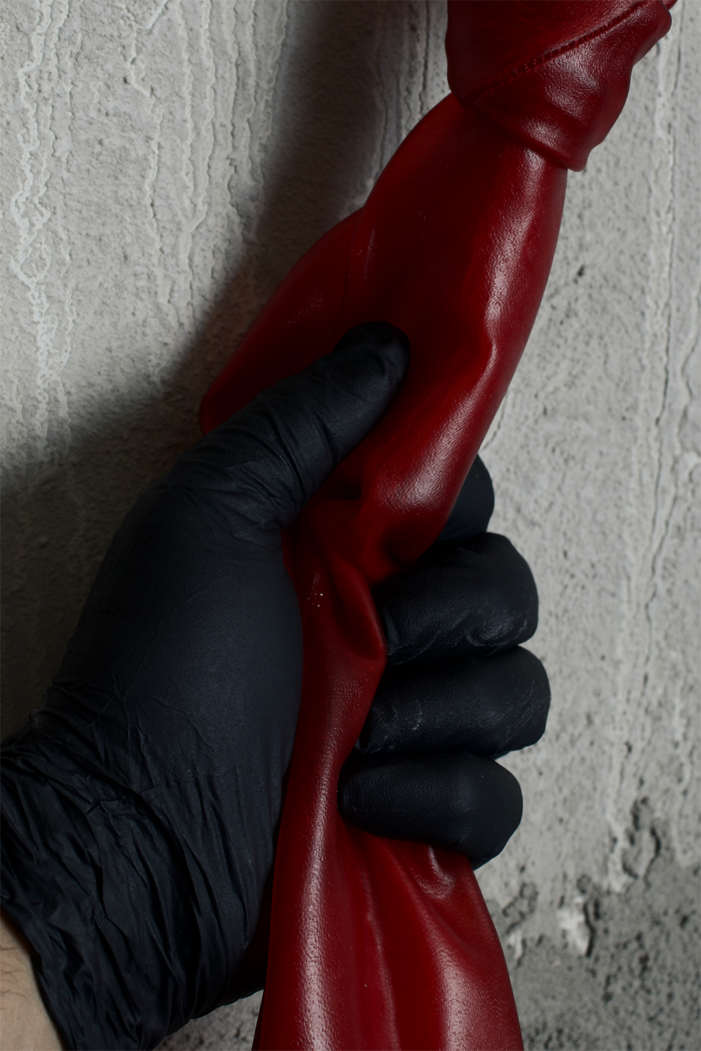 Translucent Lambskin Leather Tie
