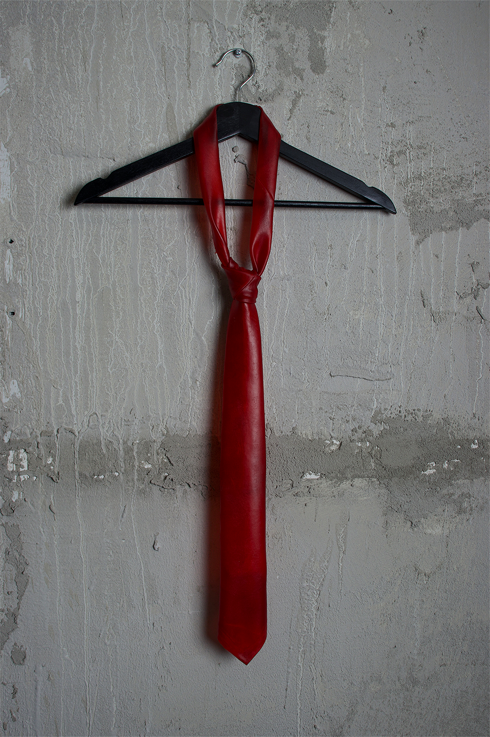 Translucent Lambskin Leather Tie