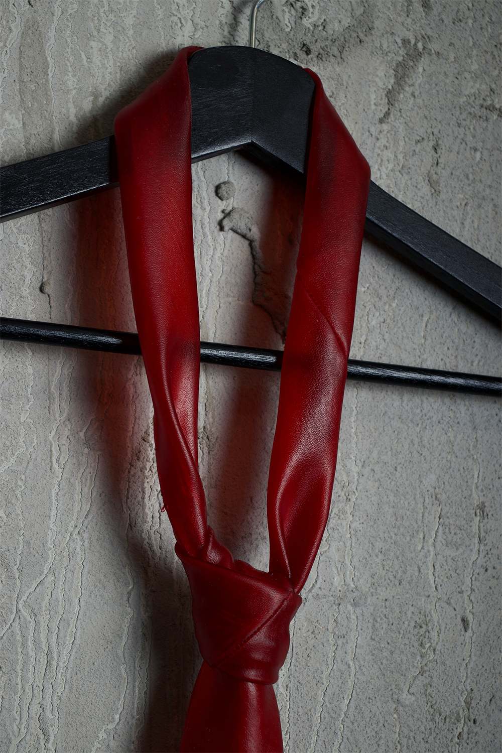 Translucent Lambskin Leather Tie