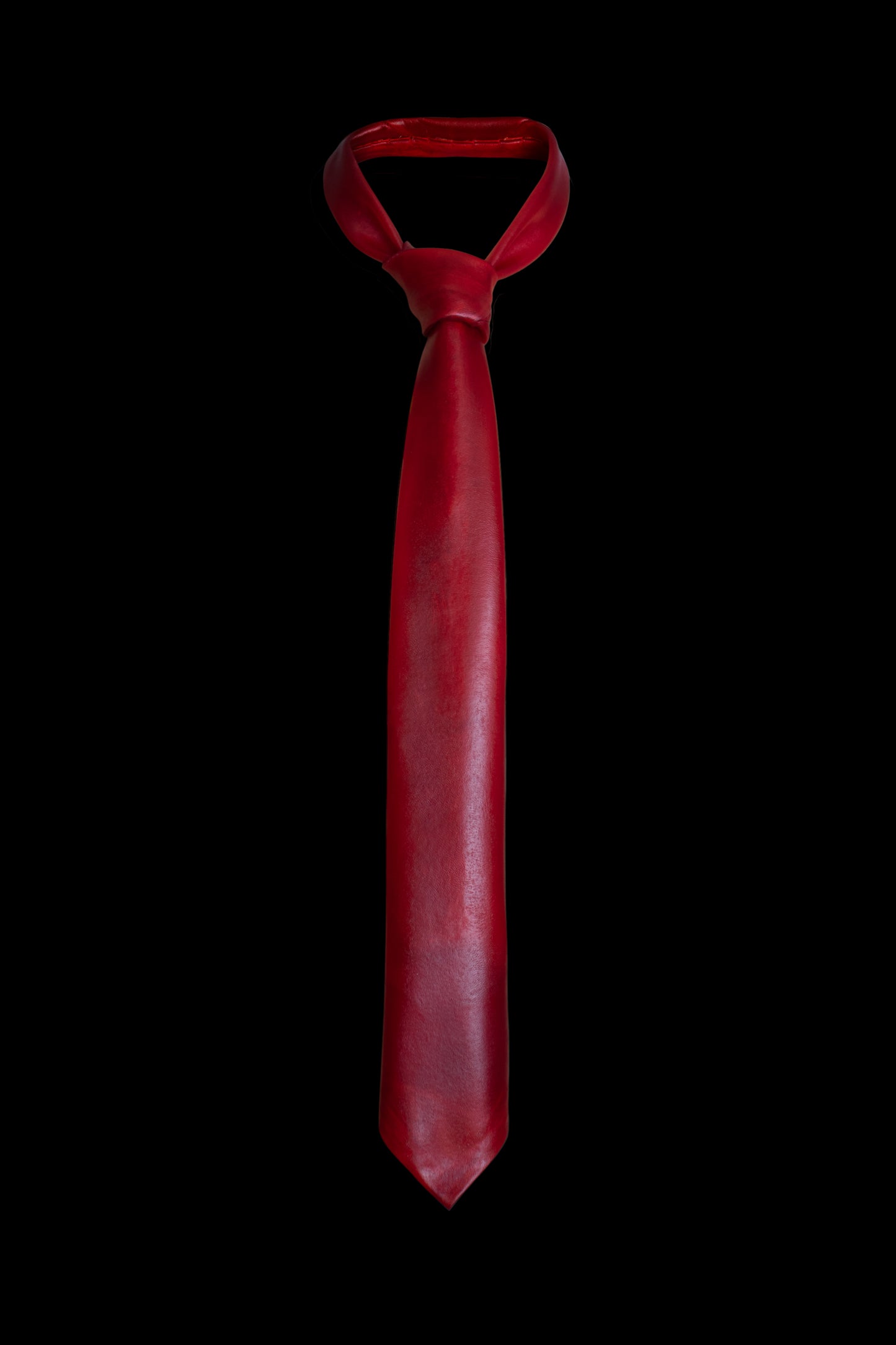 Translucent Lambskin Leather Tie