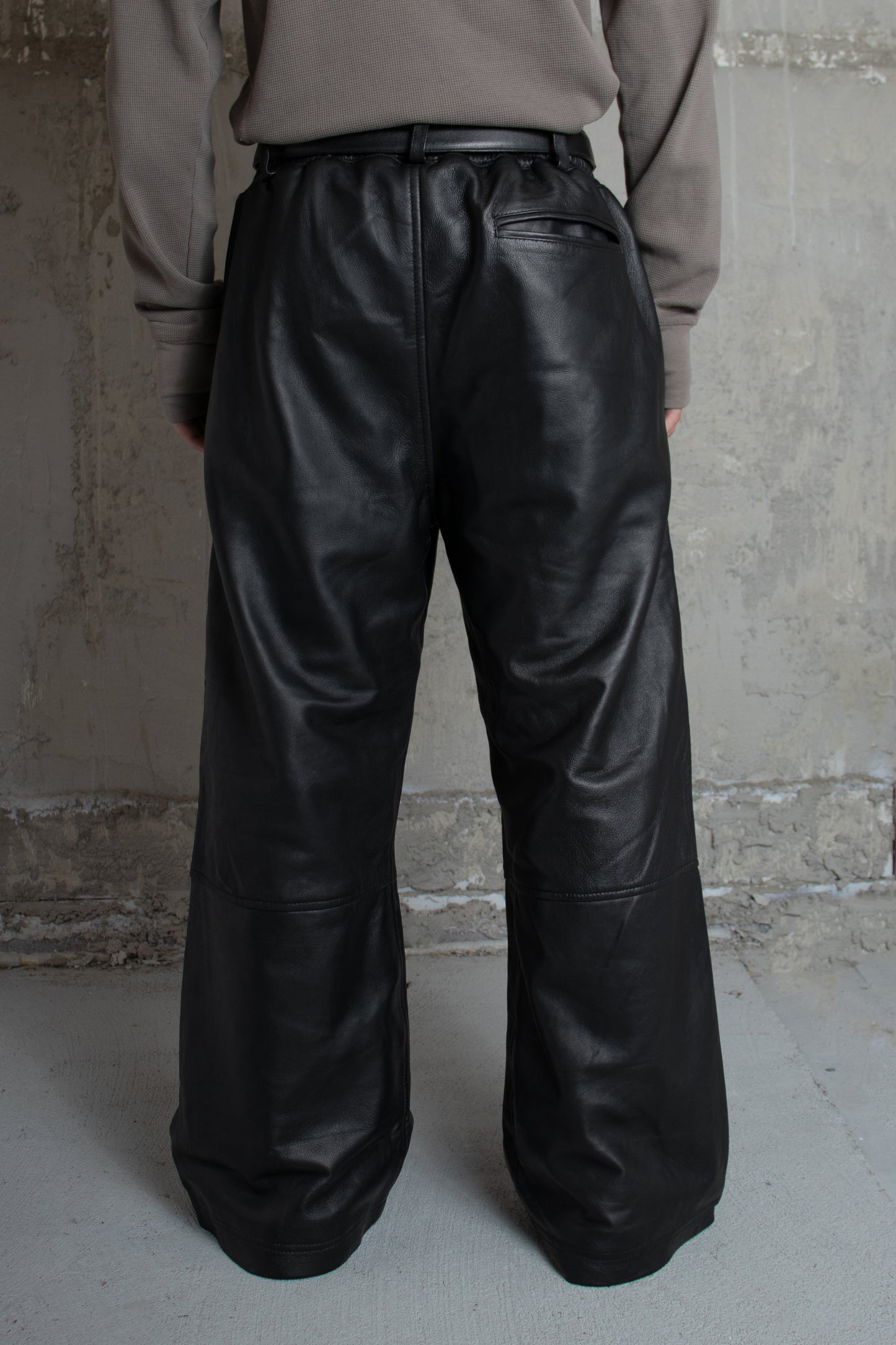 "Genesis" Leather Sweatpants