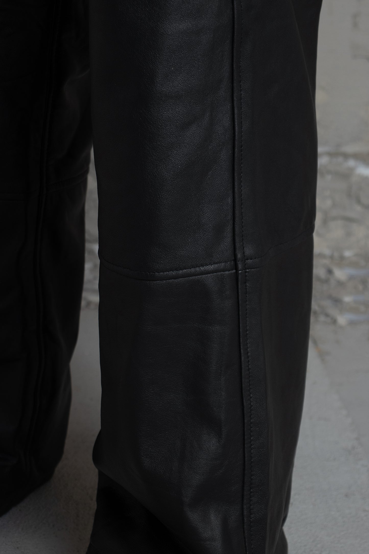 "Genesis" Leather Sweatpants