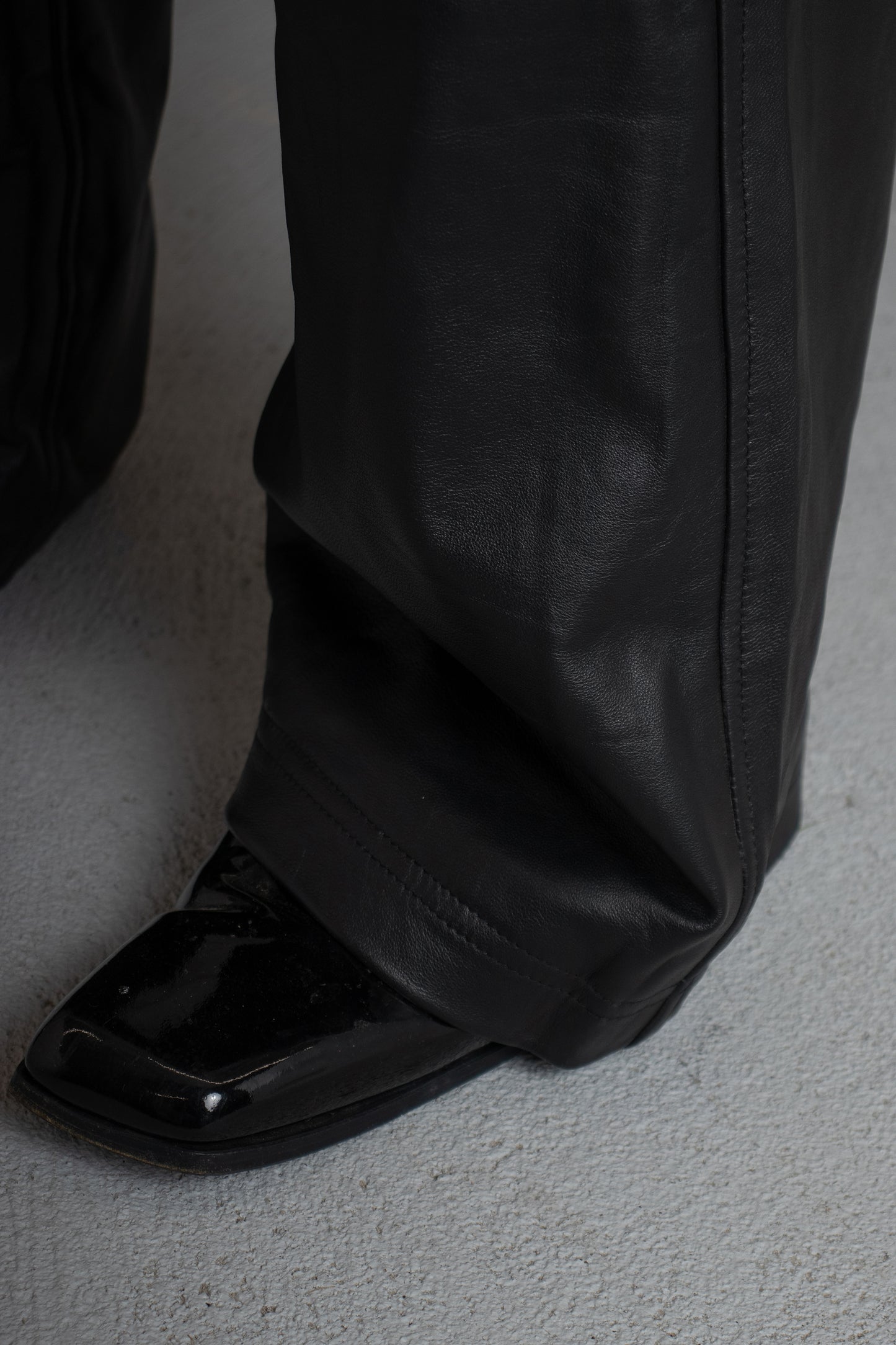 "Genesis" Leather Sweatpants