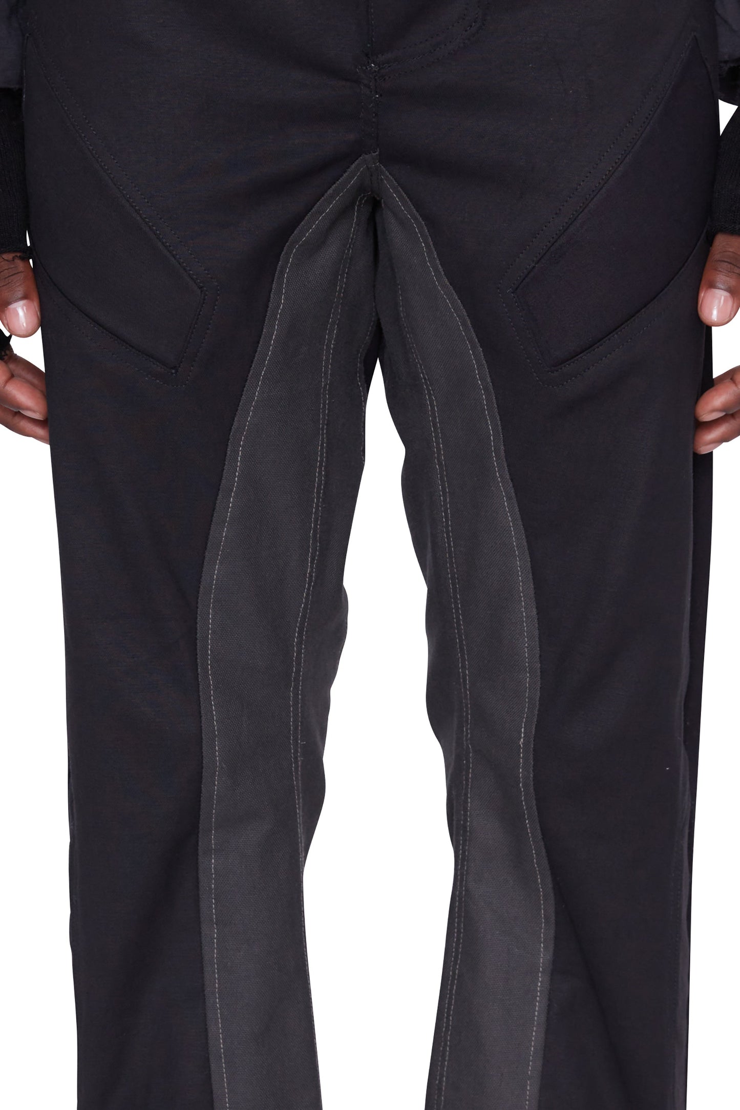 Moto Denim acolchado (negro/humo salvia)