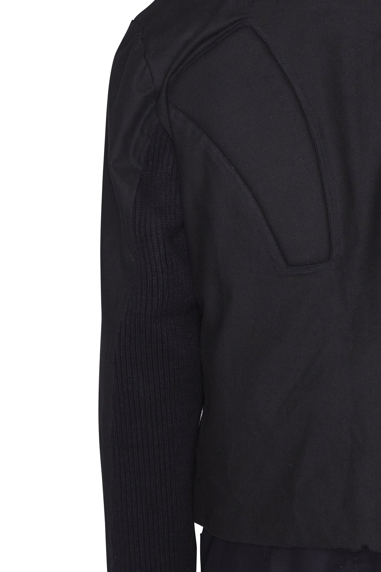 Denim Moto Jacket (Black) (SAMPLE)