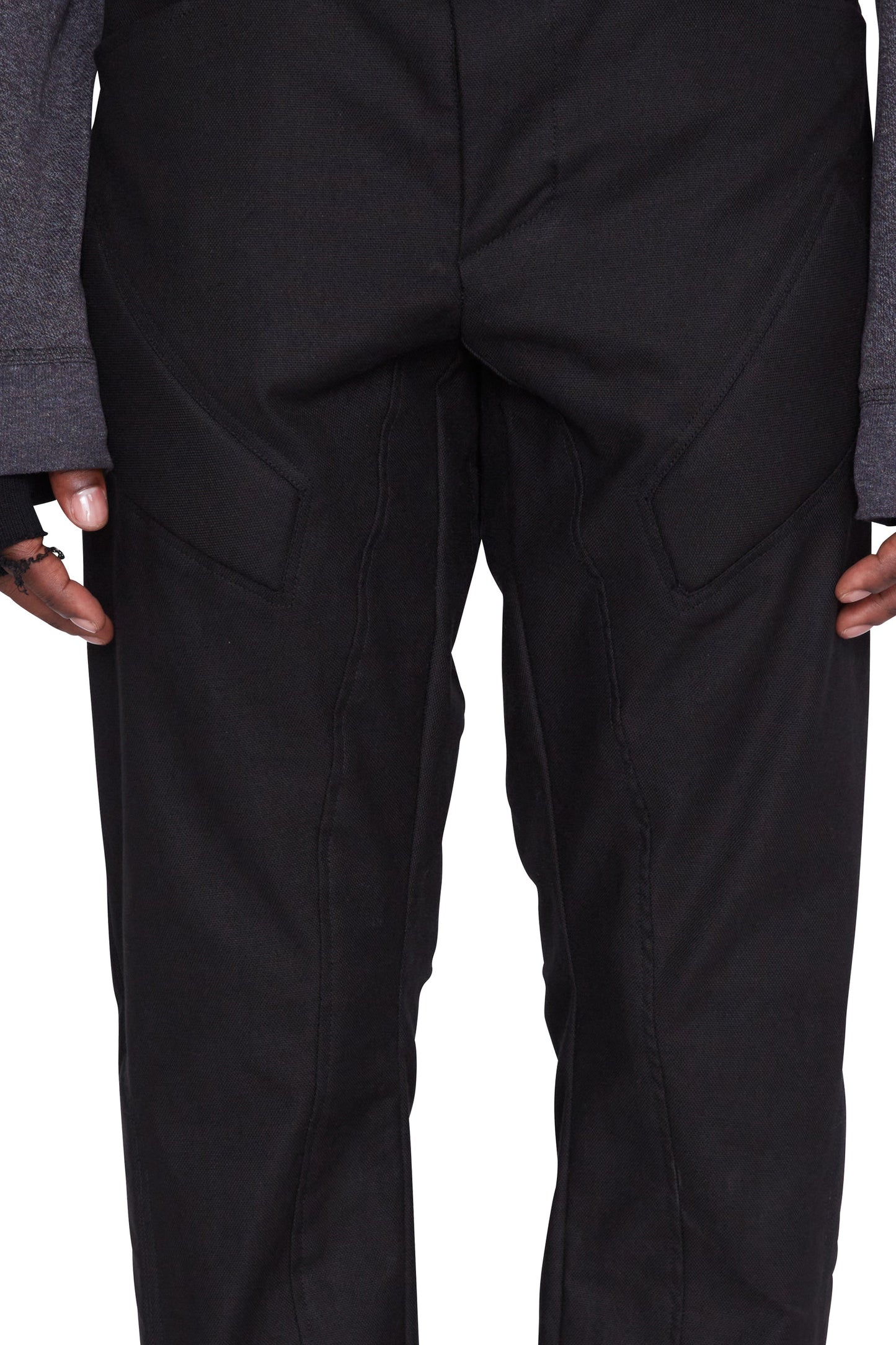 Moto Denim acolchado (negro)
