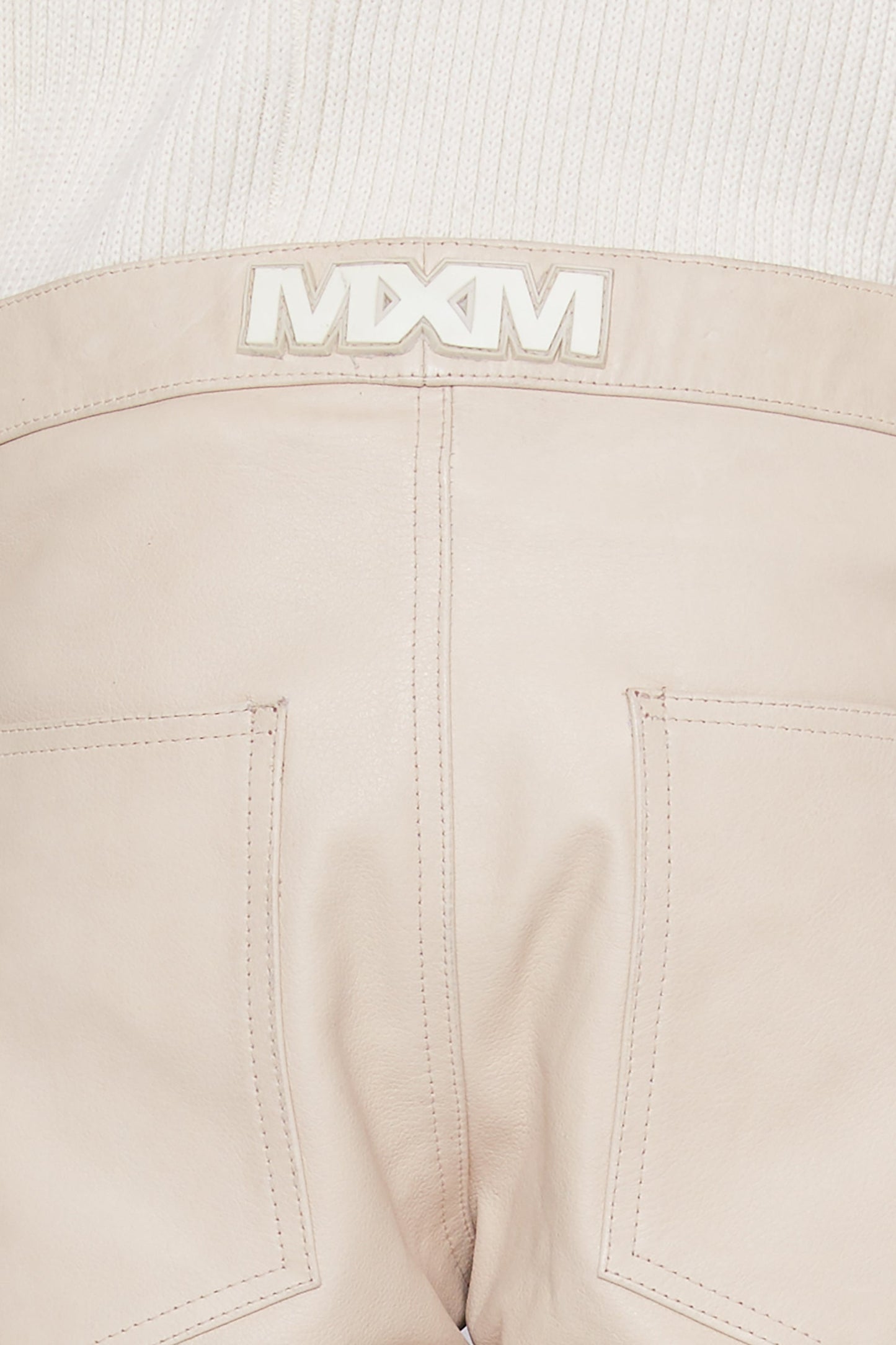 Pantalón de cuero para moto (arena)