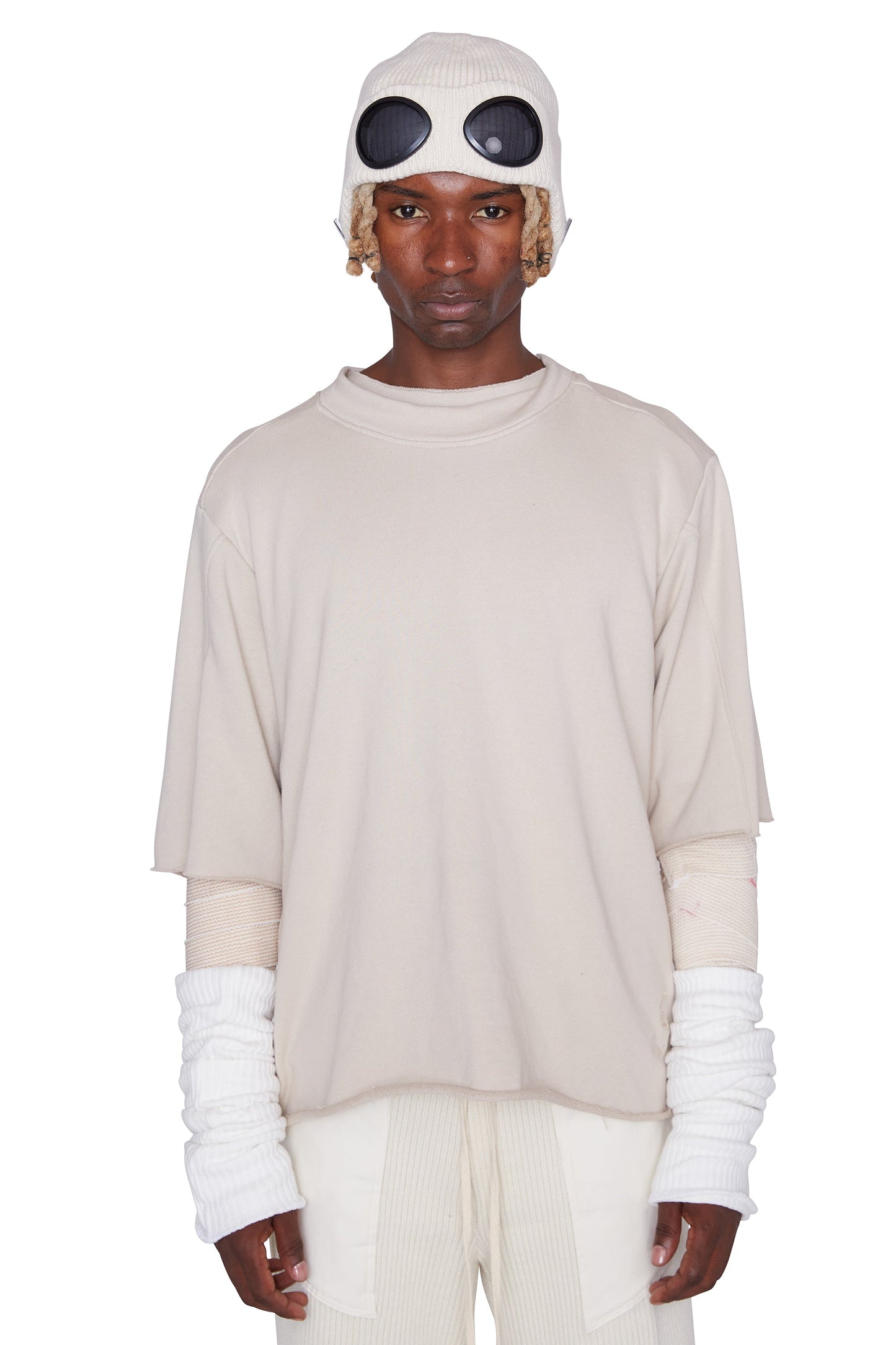 Camiseta con hombreras (arena)