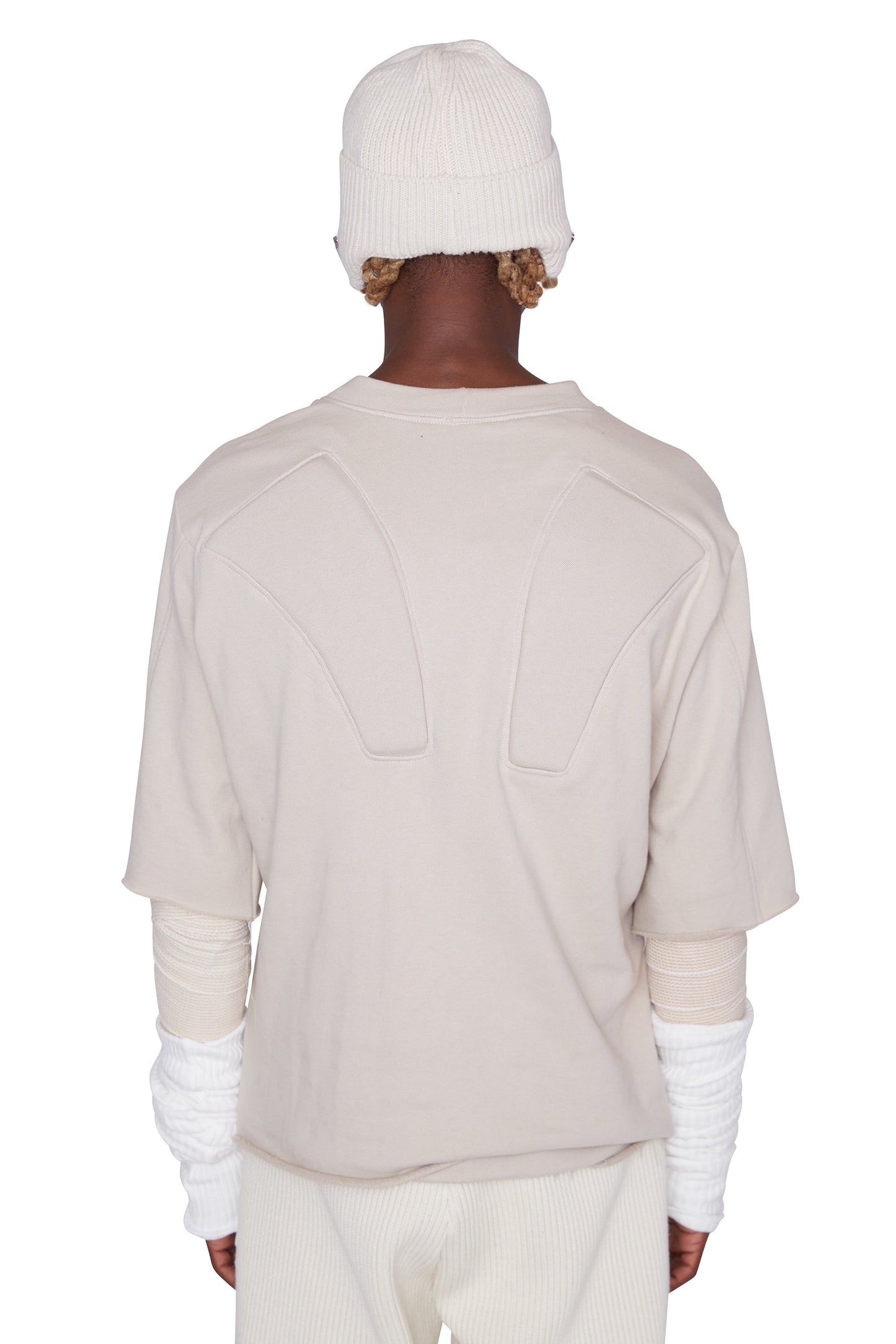 Camiseta con hombreras (arena)