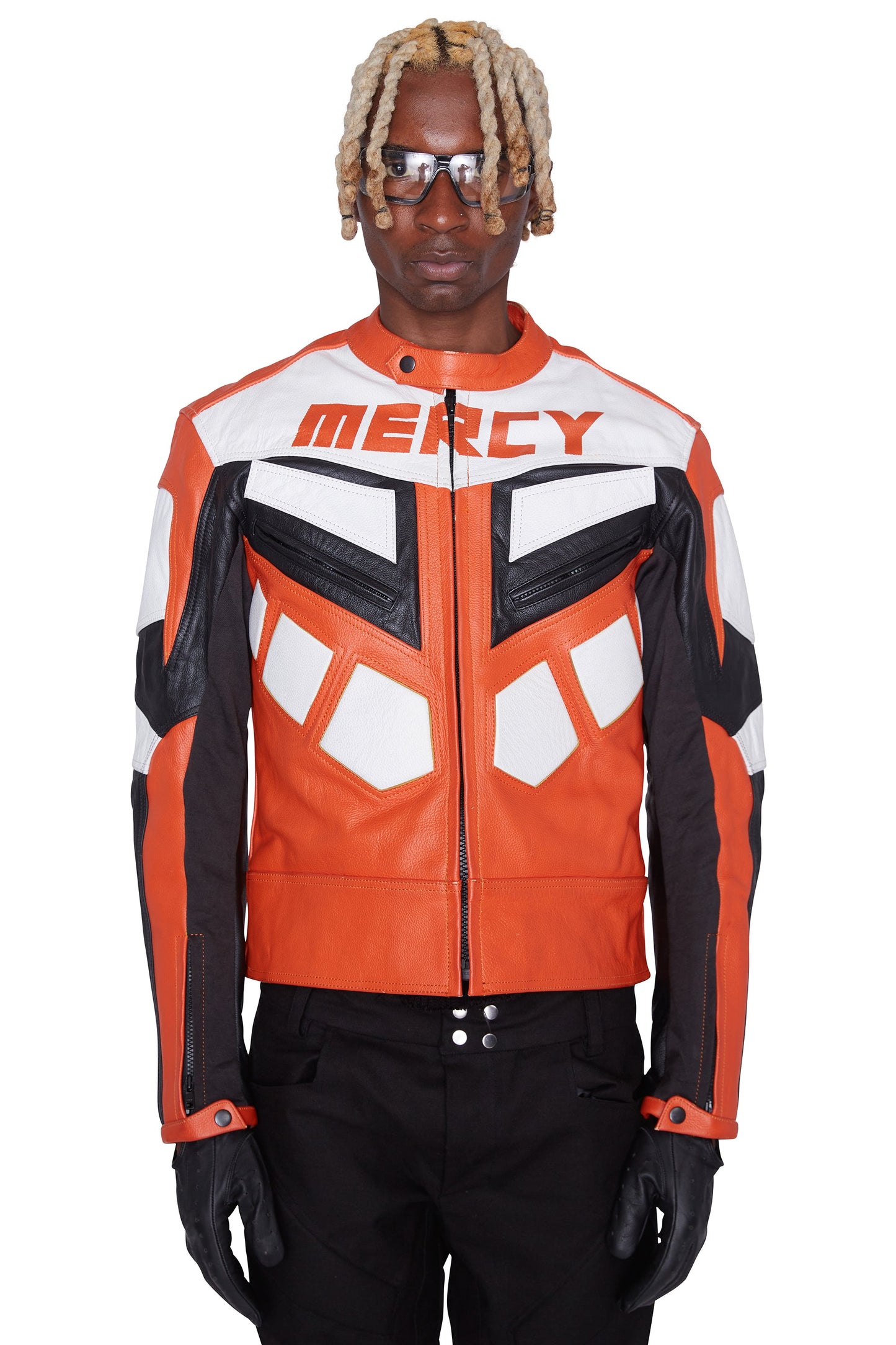 Chaqueta de cuero para motociclista (Desert Sunset)