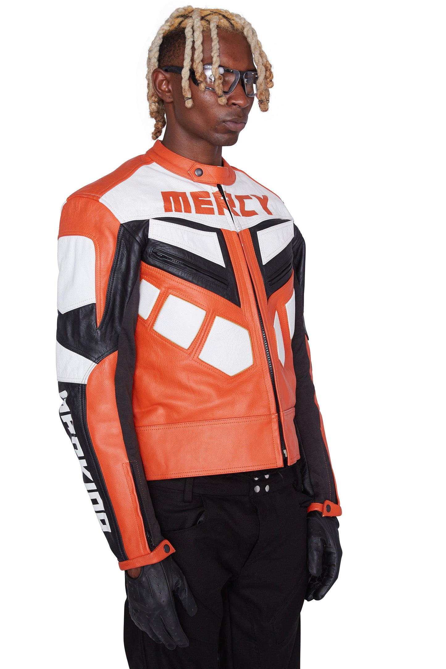 Chaqueta de cuero para motociclista (Desert Sunset)