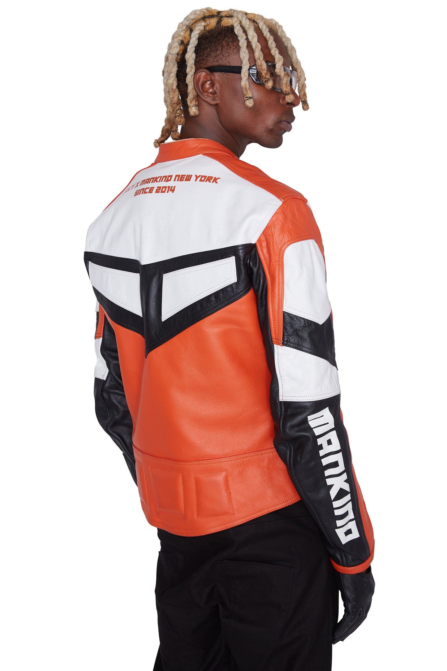 Chaqueta de cuero para motociclista (Desert Sunset)