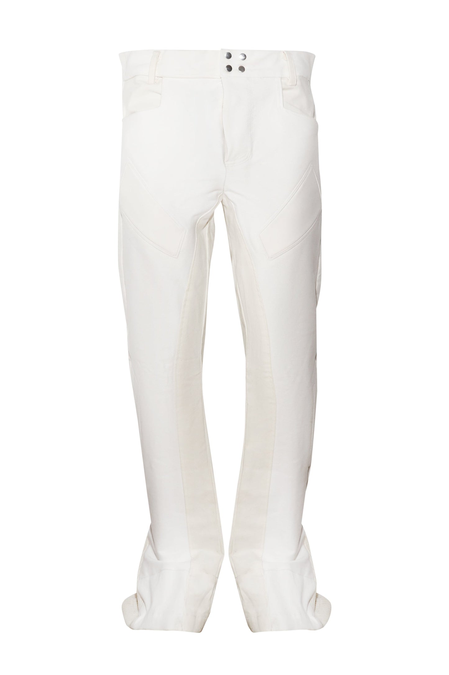Moto Denim acolchado (blanco)