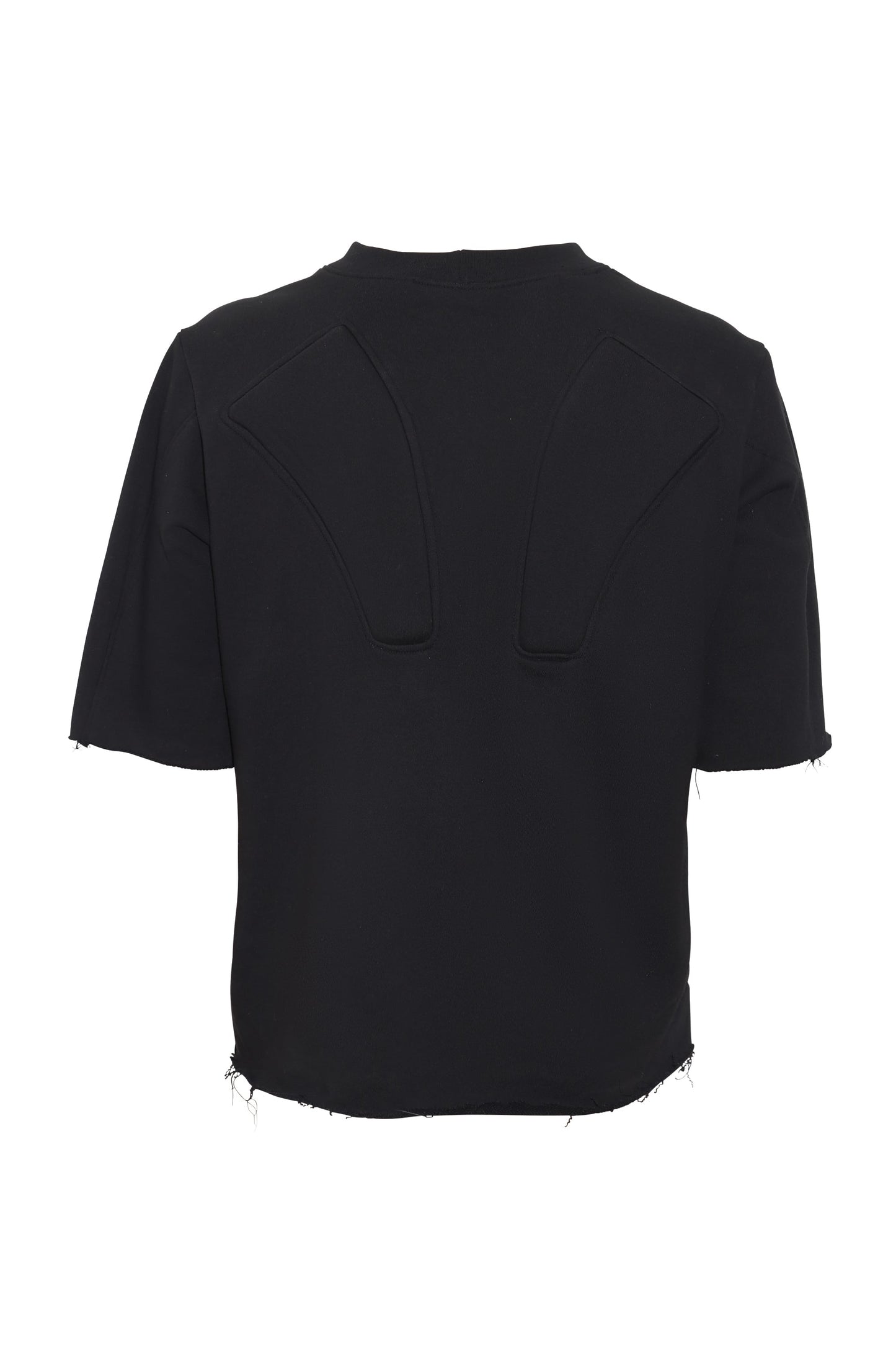 Camiseta con hombreras (negra)