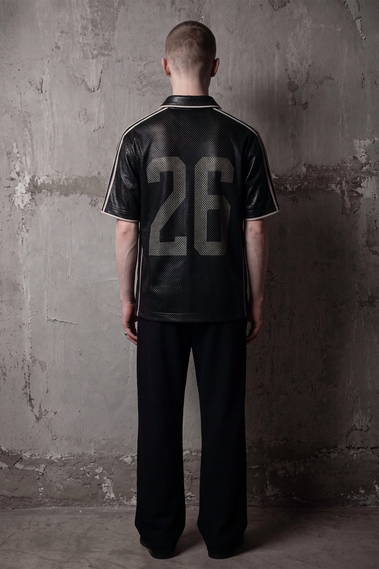 "Finalè" Leather Jersey