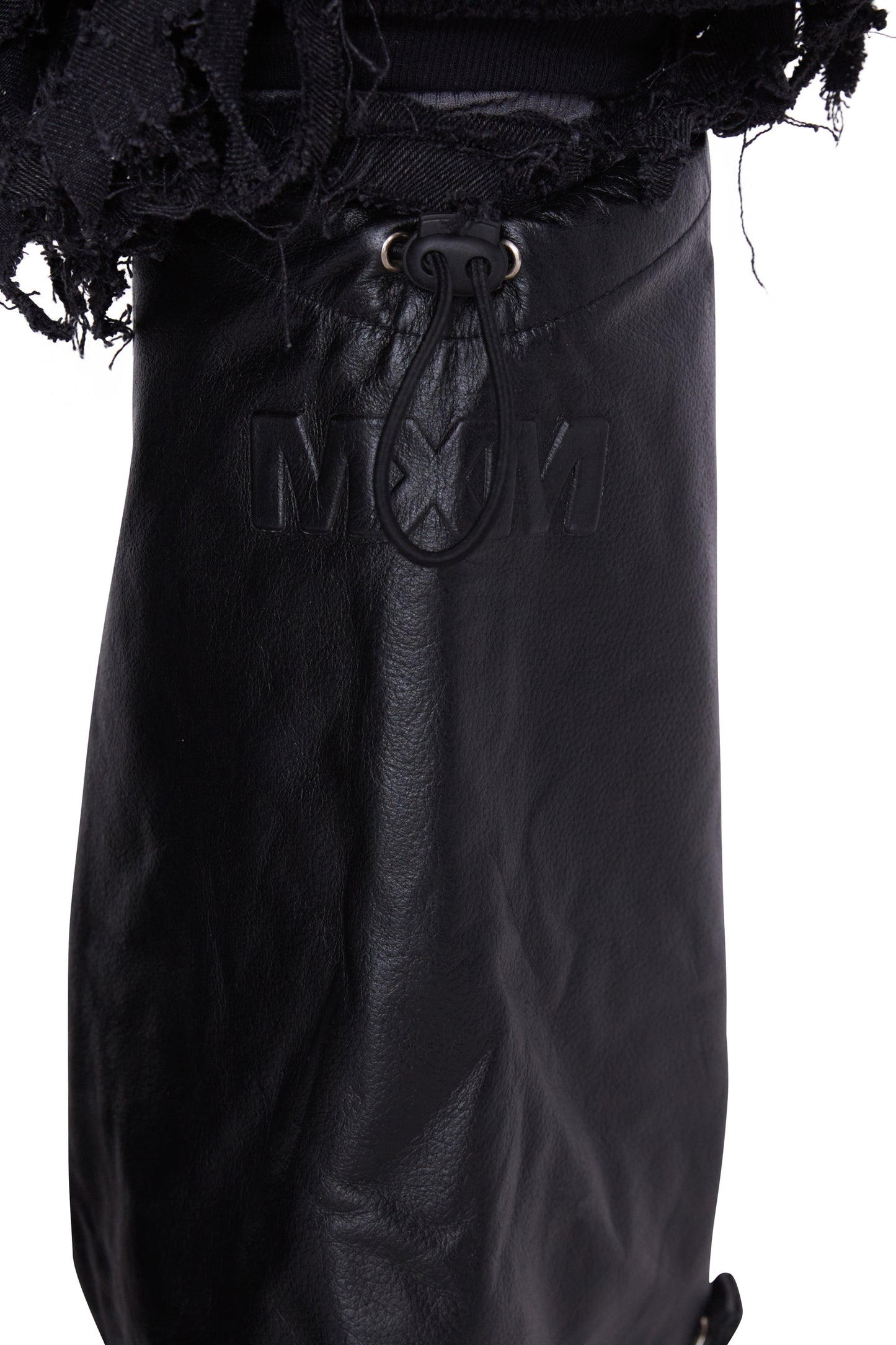 Leather Boot Cover (Noir) (SAMPLE)