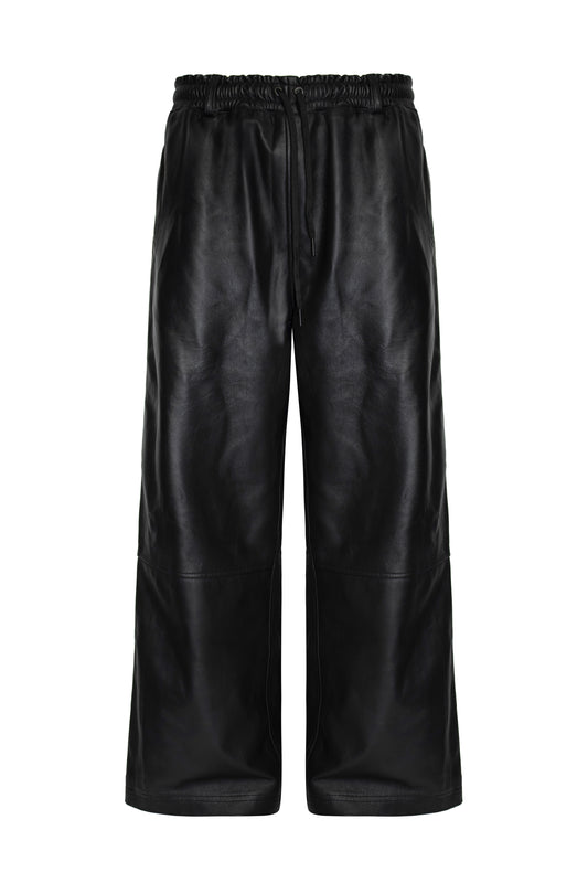 "Genesis" Leather Sweatpants