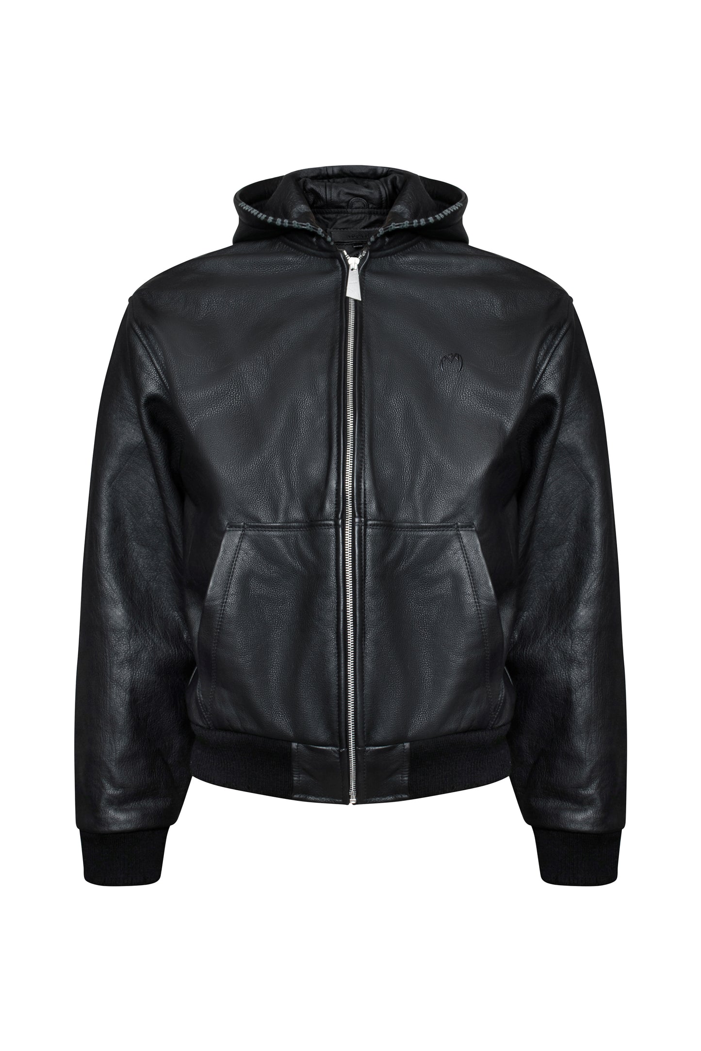 "Amīn" Leather Hoodie