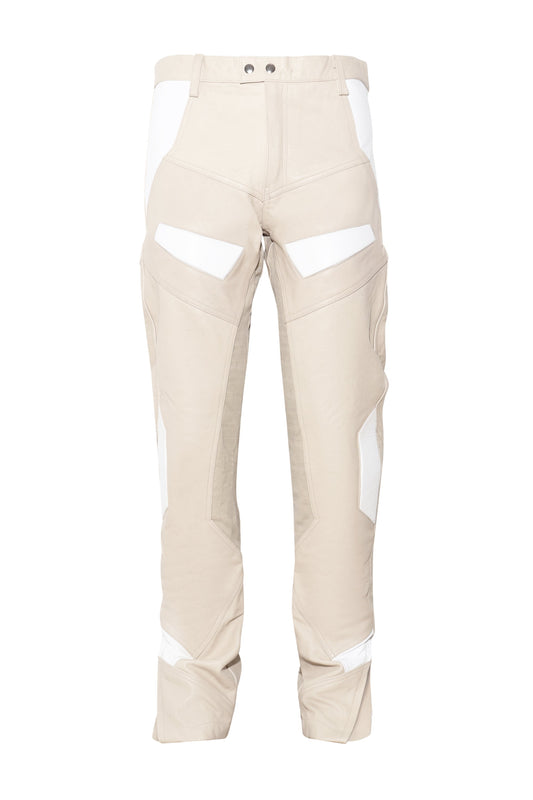 Moto Leather Trouser (Sand) (SAMPLE)